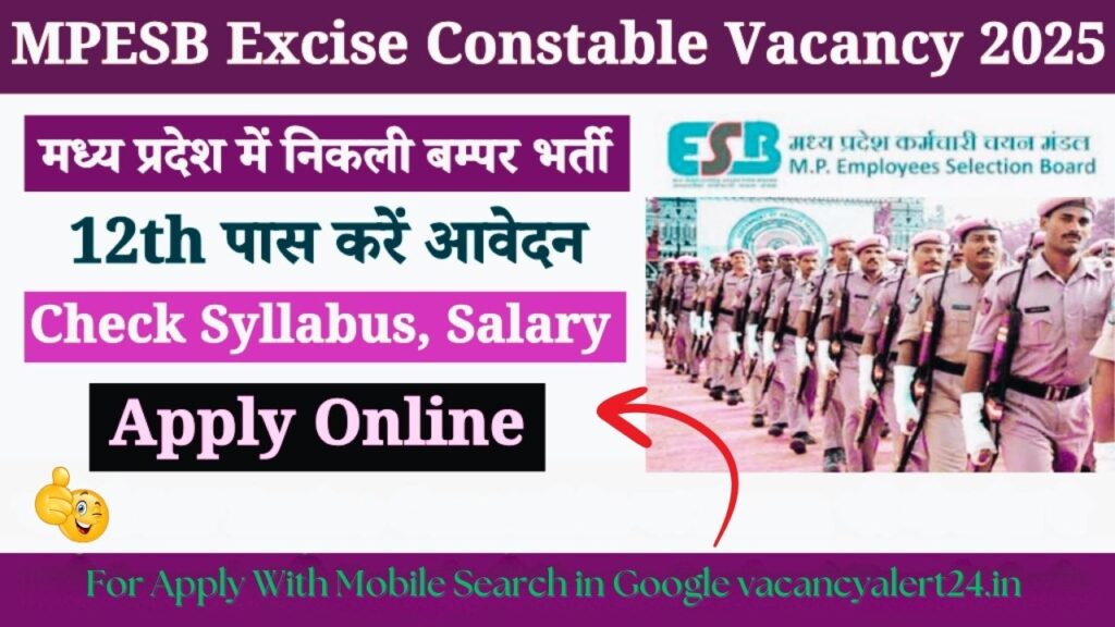 MP Excise Constable Jobs 2025